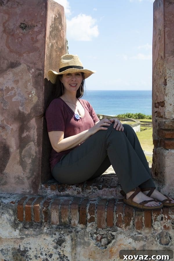 Ocean Medallion clip on tourist in San Juan, Puerto Rico: Caribbean Princess