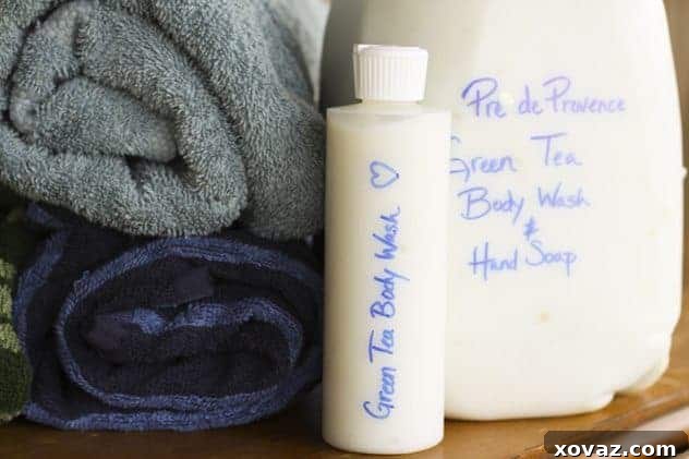 Homemade Body Wash and Hand Soap
