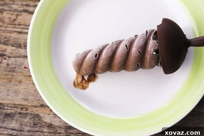 Transform your Fudgesicle Frosty into a creamy, healthy fudgesicle - perfect for summer!