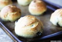 Rustic Black Olive Rolls