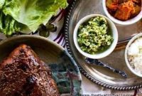 Bo Ssam Korean Pork Lettuce Wraps: Your Make Ahead Monday Meal