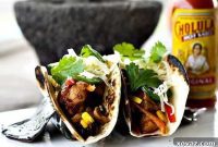 Slow Cooker Pulled BBQ Chicken Tacos