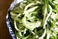 Quick & Crisp Cucumber Scallion Salad