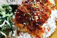 Crispy Sriracha Panko Cod Bake