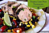 Tequila Lime Glazed Pork Tenderloin