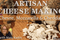 From Milk to Masterpiece: Chevre, Mozzarella, Cheddar Cheesemaking Plus a Class Giveaway