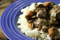 Velvety Garlic Mushroom Stroganoff