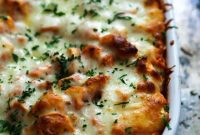 Sun-Kissed Creamy Chicken Tortellini Bake