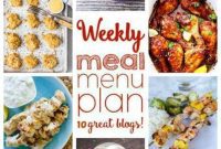 Easy Meal Plan August 1 to 7