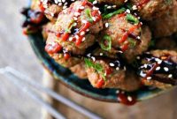 Sesame Ginger Turkey Meatballs