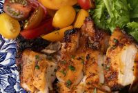 Perfect Pellet Grilled Chicken Thighs