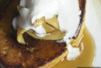 Decadent Vanilla Bean Cardamom Pound Cake with Sticky Caramel Apples