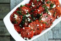 Speedy Fresh Tomato and Smoked Blue Cheese Salad