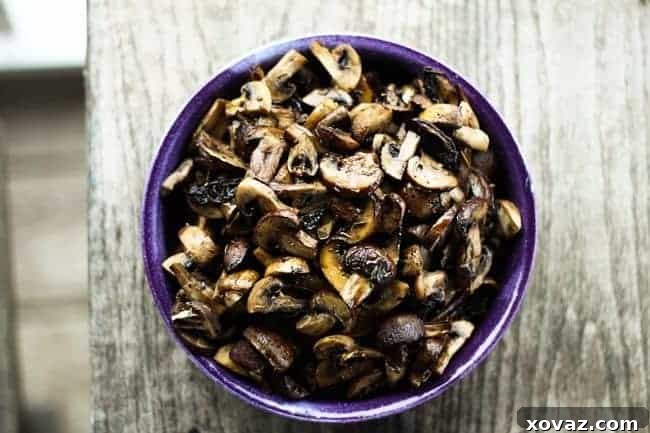 Roasted Mushrooms with Thyme from Foodie with Family