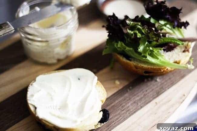 A bowl of creamy Roasted Garlic Whipped Feta, ready to serve.