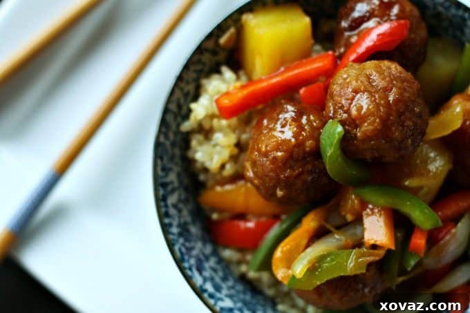 Stir Fried Sweet and Sour Ham Balls 3 Close-up of Sweet and Sour Ham Ball Stir Fry showcasing the vibrant ingredients from foodiewithfamily.com