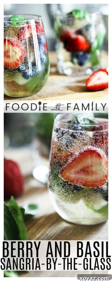 Mixed Berry Sangria by the glass with a Mocktail variation! www.foodiewithfamily.com