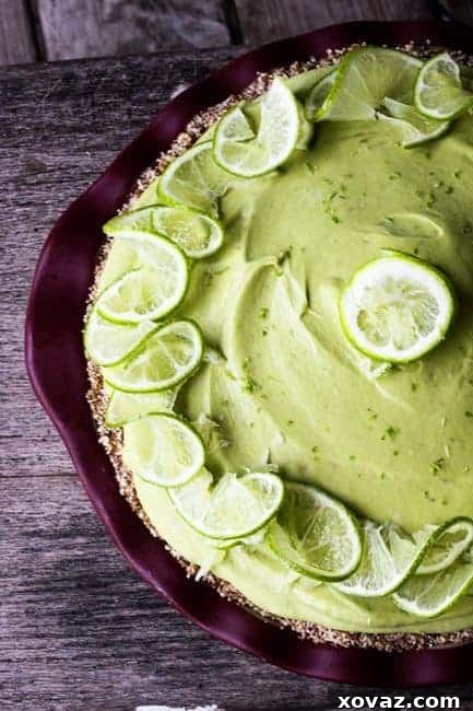 Joy's Secret Tropical Icebox Pie: Award-Winning Wholesome Delight 2 Joy's Secret Ingredient Lemon Lime Avocado No Sugar Icebox Pie | A surprisingly healthy and utterly delicious dessert.