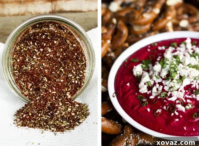 Make-Ahead Monday: Roasted Beet Dip with Handcrafted Za'atar 2 Roasted Beet Dip and Za'atar