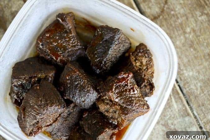 Set and Forget Korean Beef Tacos for Effortless Meal Prep 3 Browning beef short ribs for Slow Cooker Korean Beef Tacos