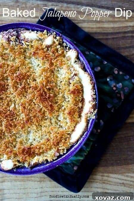 Baked Jalapeno Popper Dip: Creamy, Cheesy, Spicy Perfection for Super Bowl and Game Day Snacks