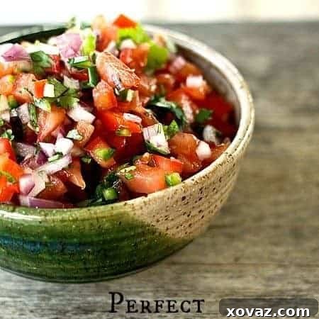 Delicious Homemade Pico de Gallo