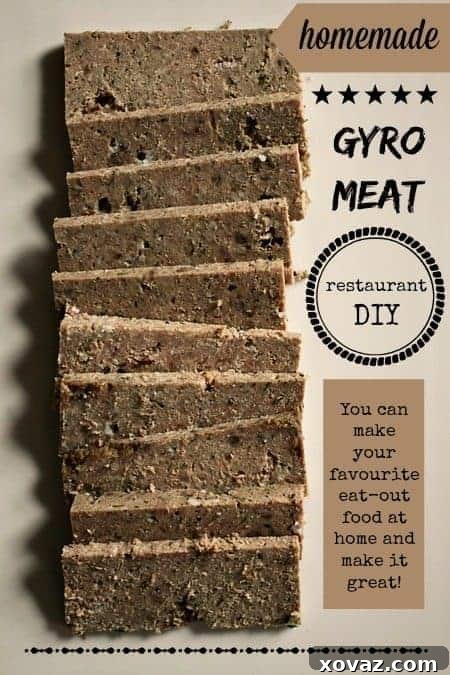 Mastering Homemade Gyro Meat and Sandwiches 4 Thinly sliced homemade gyro meat, browned to crispy perfection, ready for assembly in a pita with fresh ingredients.