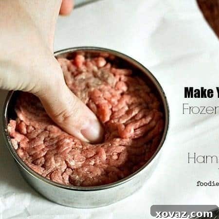 Make Your Own Frozen Patties for Grilling Hamburgers. #Lifehack foodiewithfamily.com