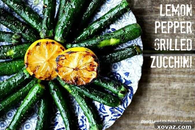 Lemon Pepper Grilled Zucchini, a vibrant and easy summer side dish perfect for any meal.