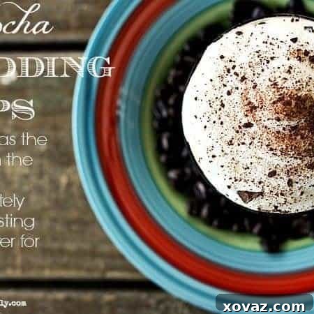 Homemade Rich Mocha Pudding Cups, easy and from-scratch.