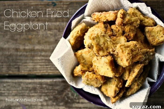 Chicken Fried Eggplant from foodiewithfamily #Vegetarian