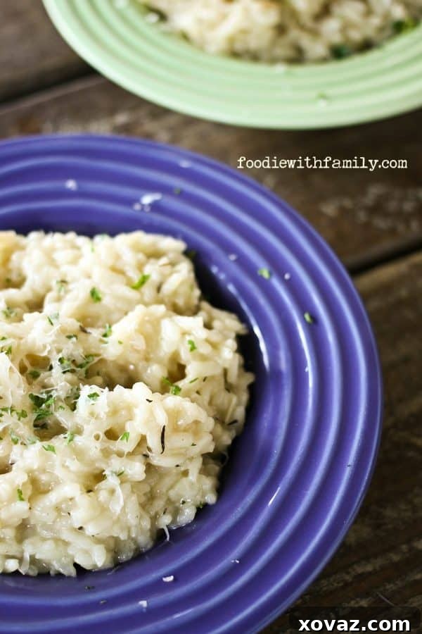 Effortless Creamy Risotto 3 Basic Risotto tutorial with topping ideas from foodiewithfamily.com