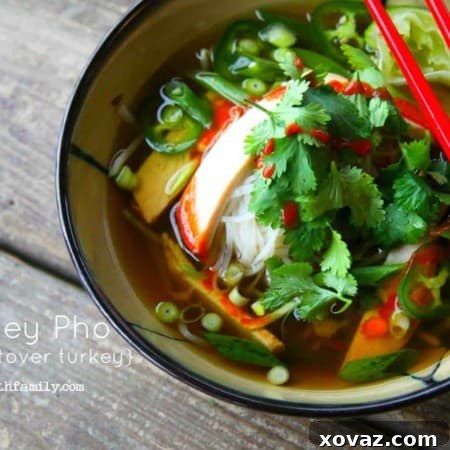 Use your leftover Thanksgiving turkey to make Turkey Pho! foodiewithfamily.com