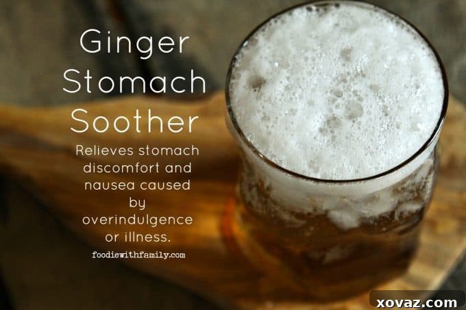 Ginger Belly Bliss 5 Another view of the soothing Ginger Stomach Soother.