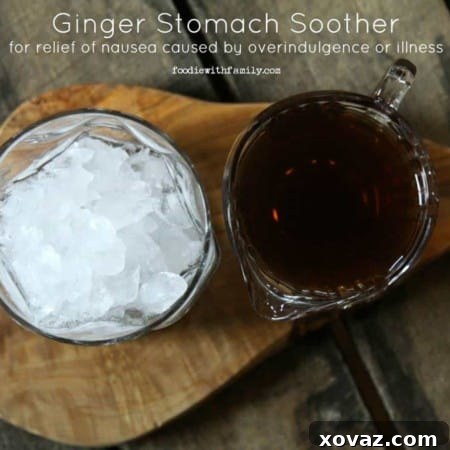 Ginger Belly Bliss 6 Refreshing Ginger Stomach Soother, a perfect remedy.