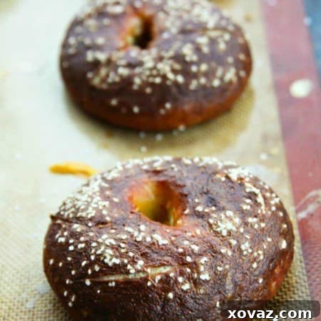 Homemade Pretzel Bagels from foodiewithfamily.com