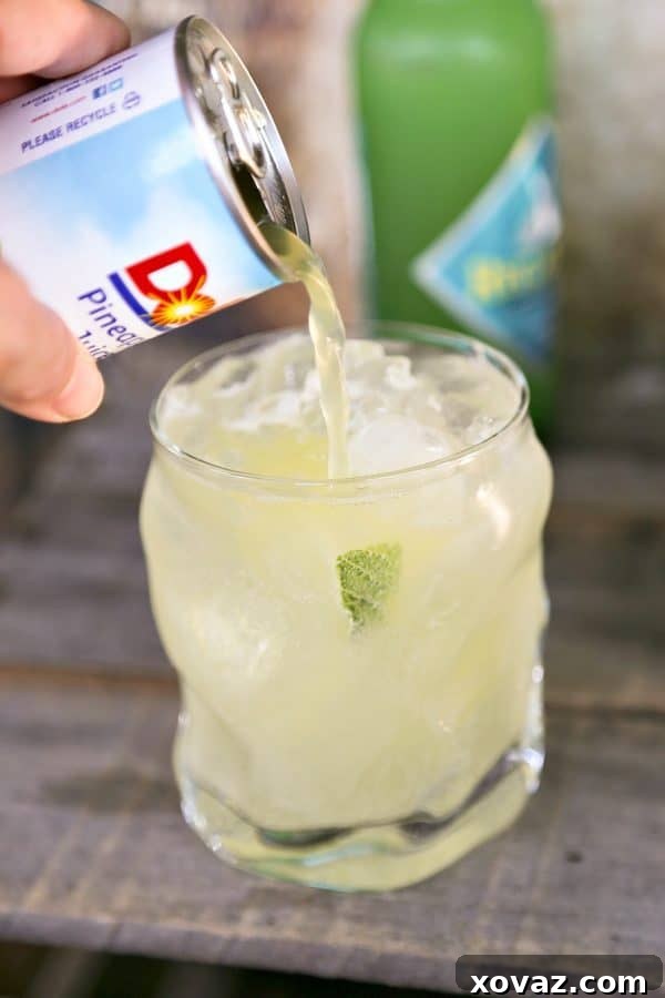 Delicious Pineapple Mule Cocktail and Mocktail recipe