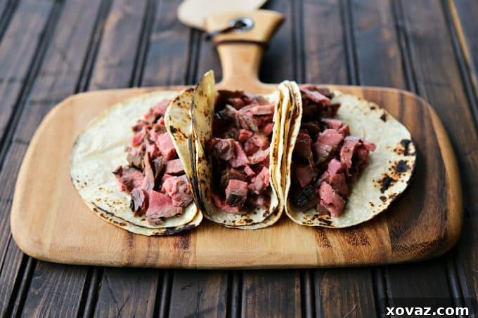 Sizzling Carne Asada Tacos 5 Marinated beef steak, seasoned and ready for grilling to become Carne Asada