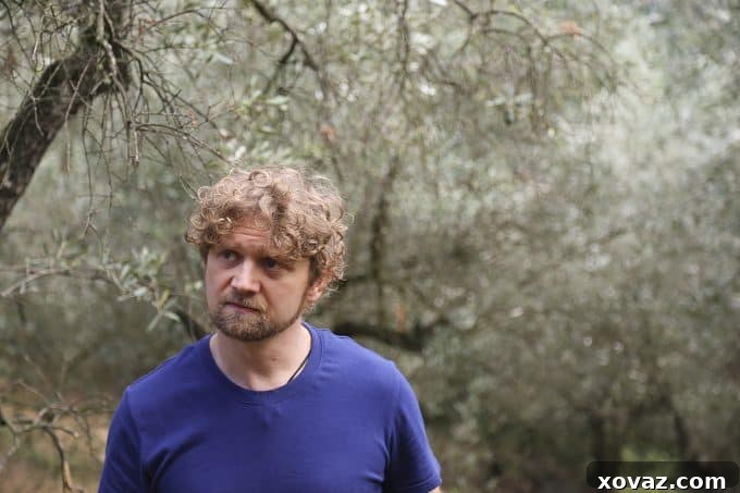 The picturesque setting of Il due Falcetti, a Tuscan artisan cheese farm.