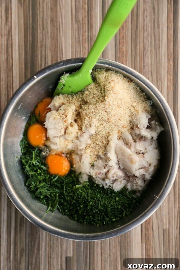 Pan-Crisped Cod Patties 4 How to Healthy, simple Crispy Cod Burgers with chives and Old Bay from foodiewithfamily.commake