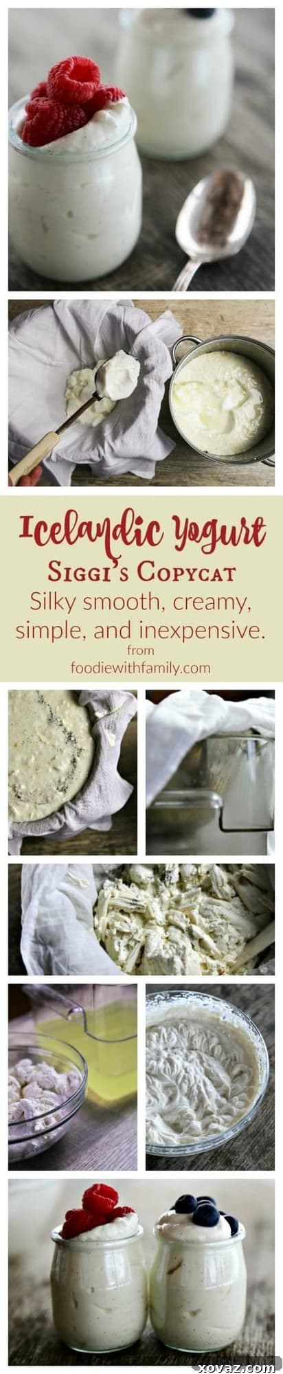 Crafting Authentic Icelandic Skyr at Home 8 Super creamy, silky smooth, low fat, high protein, inexpensive, and easy as can be is homemade Icelandic Yogurt or Siggi's Copycat.