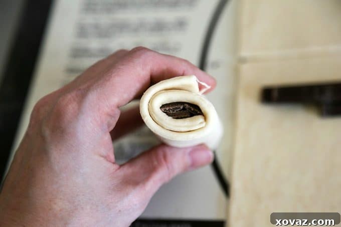 Making pain au chocolat with foodiewithfamily.com