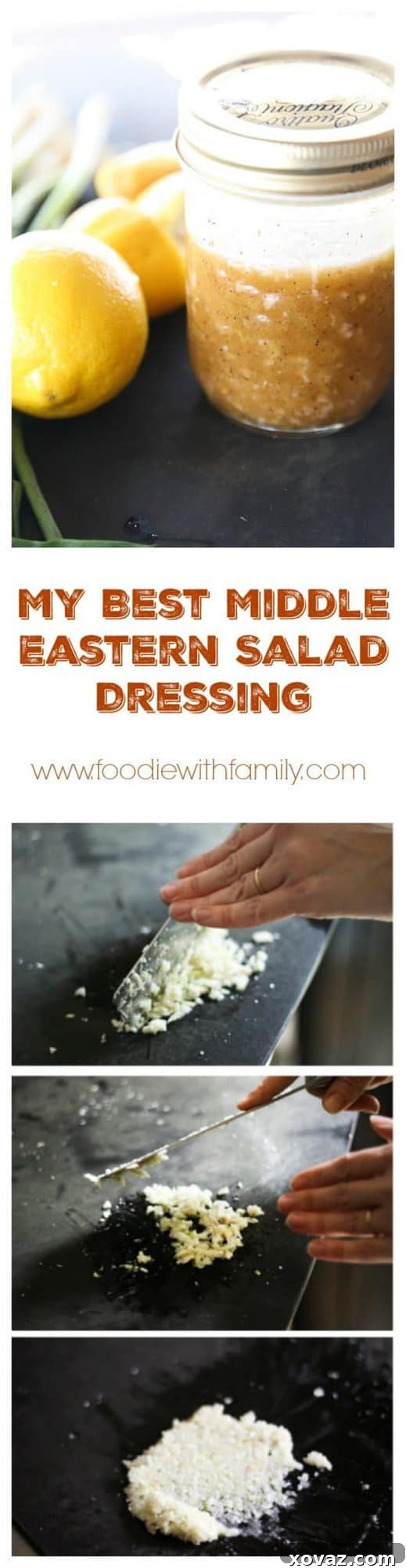 Irresistible Middle Eastern Salad Dressing 5 https://www.foodiewithfamily.com/wp-content/uploads/2013/05/smashing-garlic-for-fattoush.jpg
