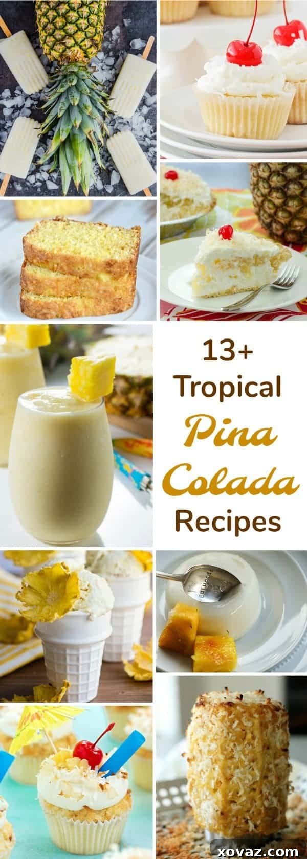 Piña Colada Tembleque - Pineapple Coconut Pudding #DairyFree #Vegan