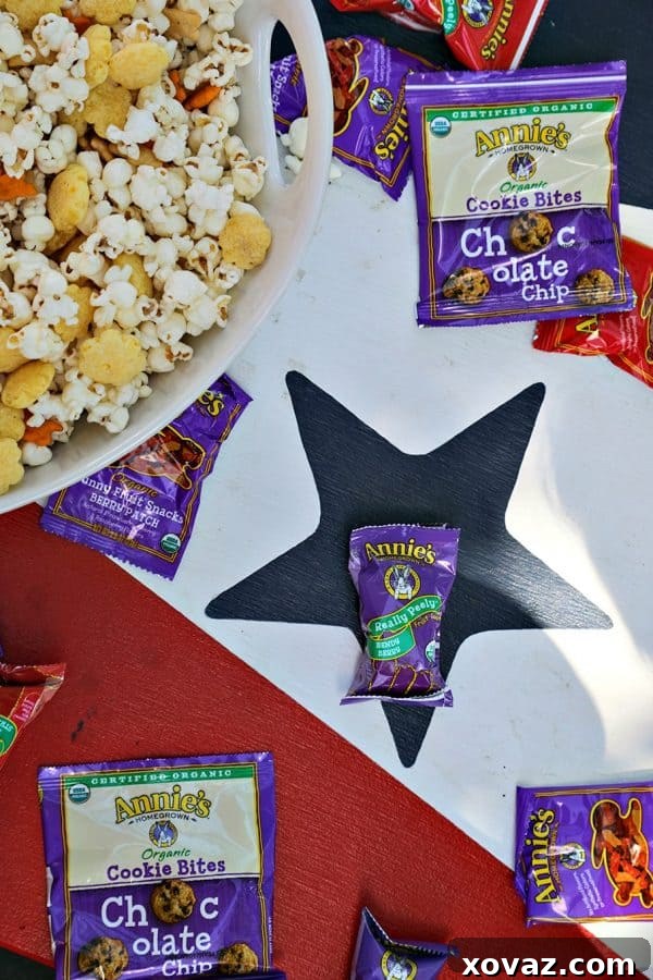 The Ultimate Cheddar Lover's Popcorn Snack Mix is full of cheddar popcorn, two kinds of cheddar crackers, cheddar puffs, and boxed cheddar snack mix. This is sure to banish those after-school snack attacks with style!