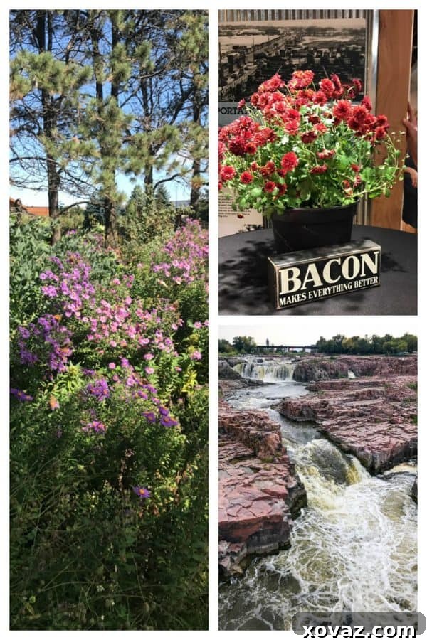 Where the Falls Meet the Plains 2 Sioux Falls, South Dakota and the beautiful waterfront cityscape.