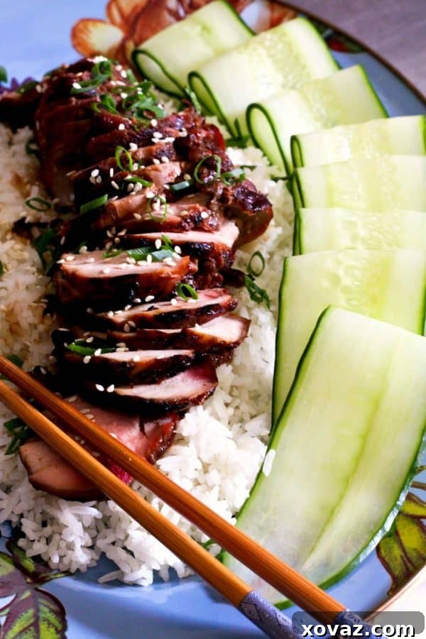 Chinese Barbecue Pork {Char Siu} made without food colouring!