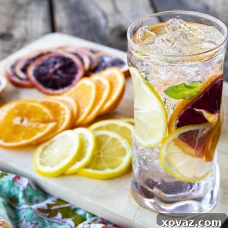Unlock Daily Vitality: Making Water a Beloved Habit 10 Homemade citrus mint infused water: a delicious and easy way to drink more water.