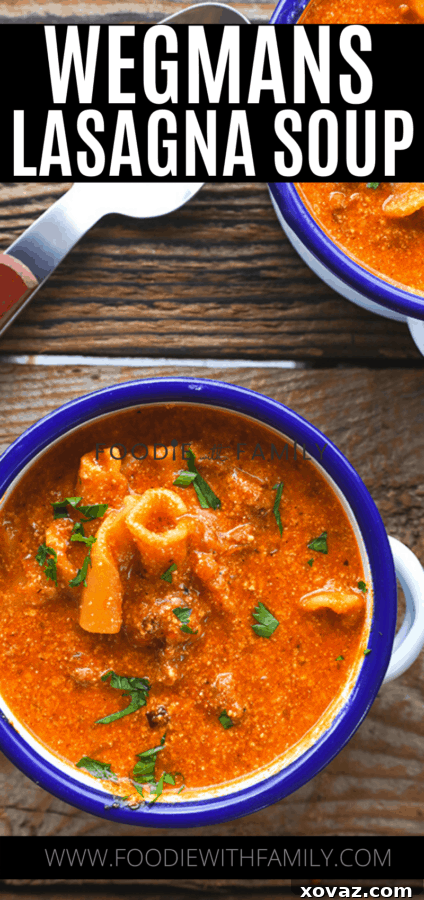 Wegmans-Inspired Lasagna Soup at Home 7 Wegman's Lasagna Soup Recipe Copycat