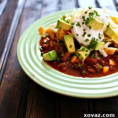 Taco Soup in a slow-cooker or on the stove-top from foodiewithfamily.com